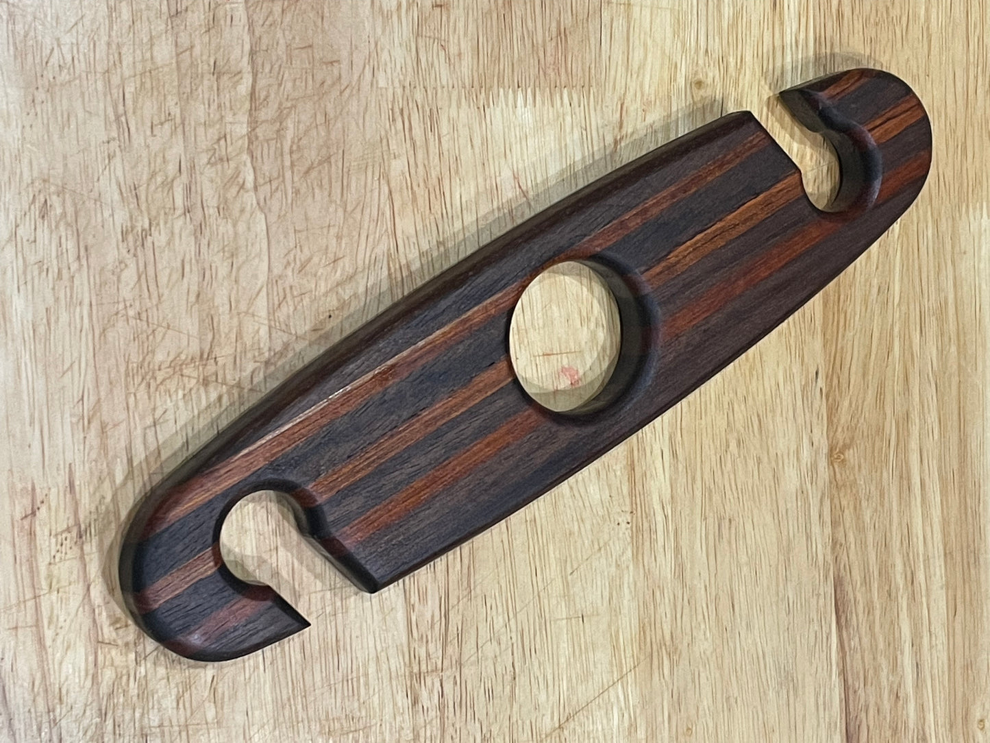 Wine Caddy Bolivian Rosewood and Jatoba
