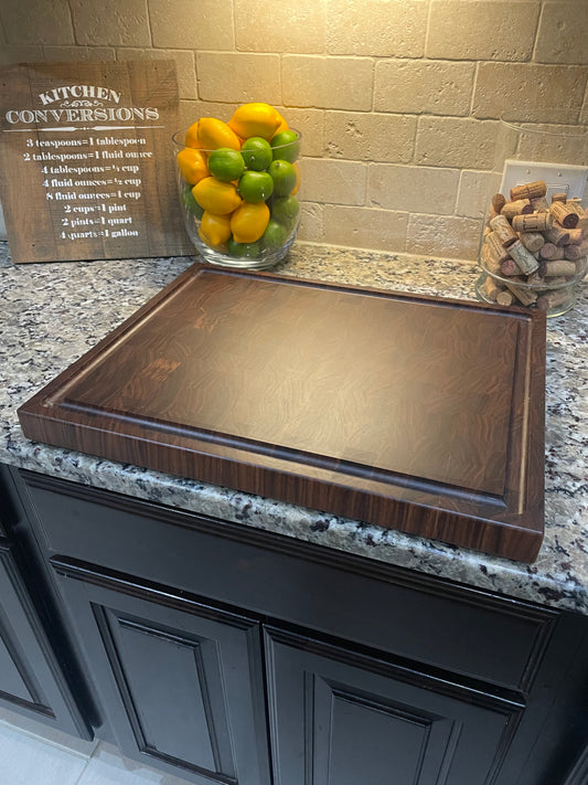 End-Grain Walnut Cutting Board