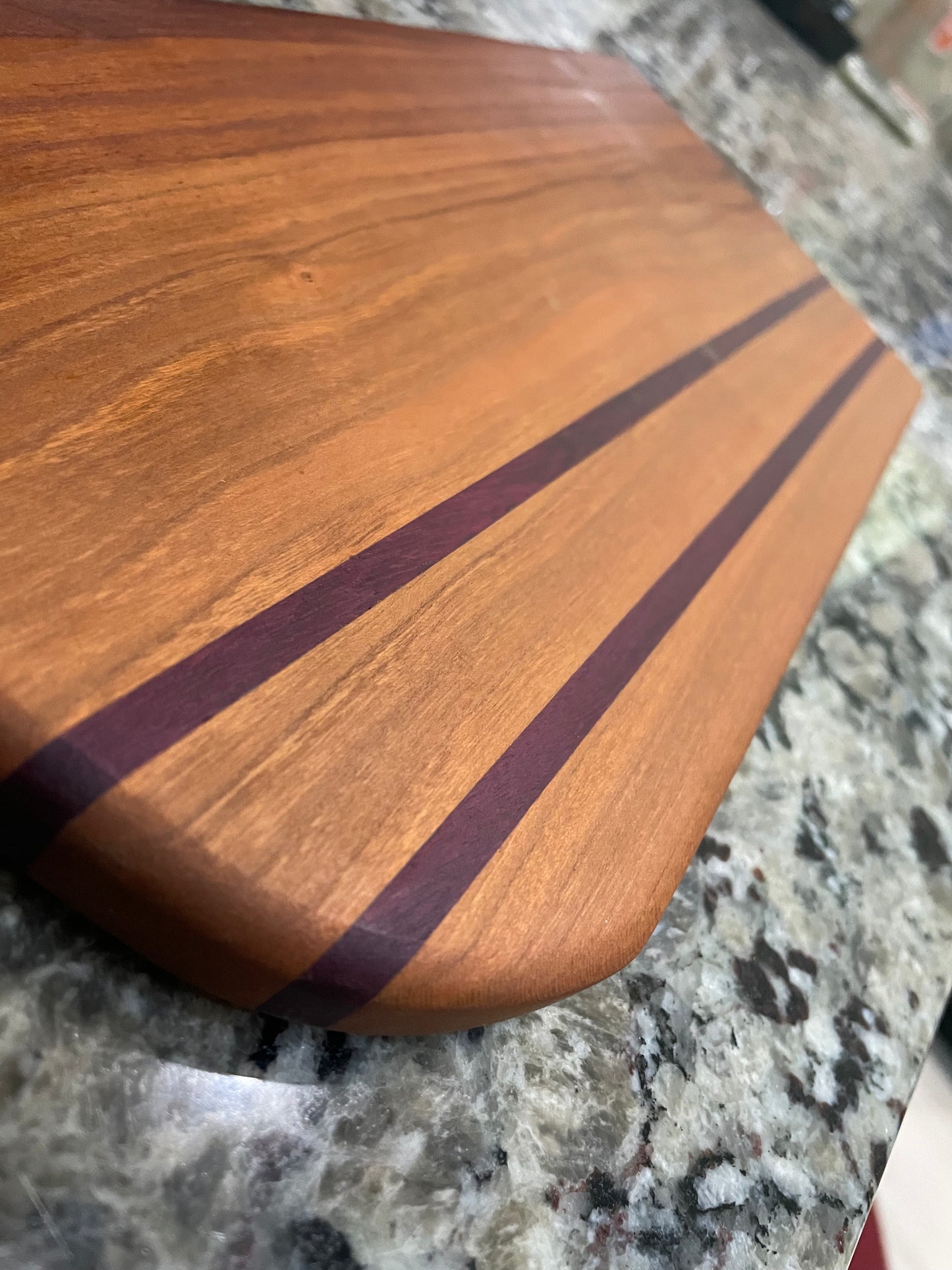 Cherry/PurpleHeart Charcuterie Board