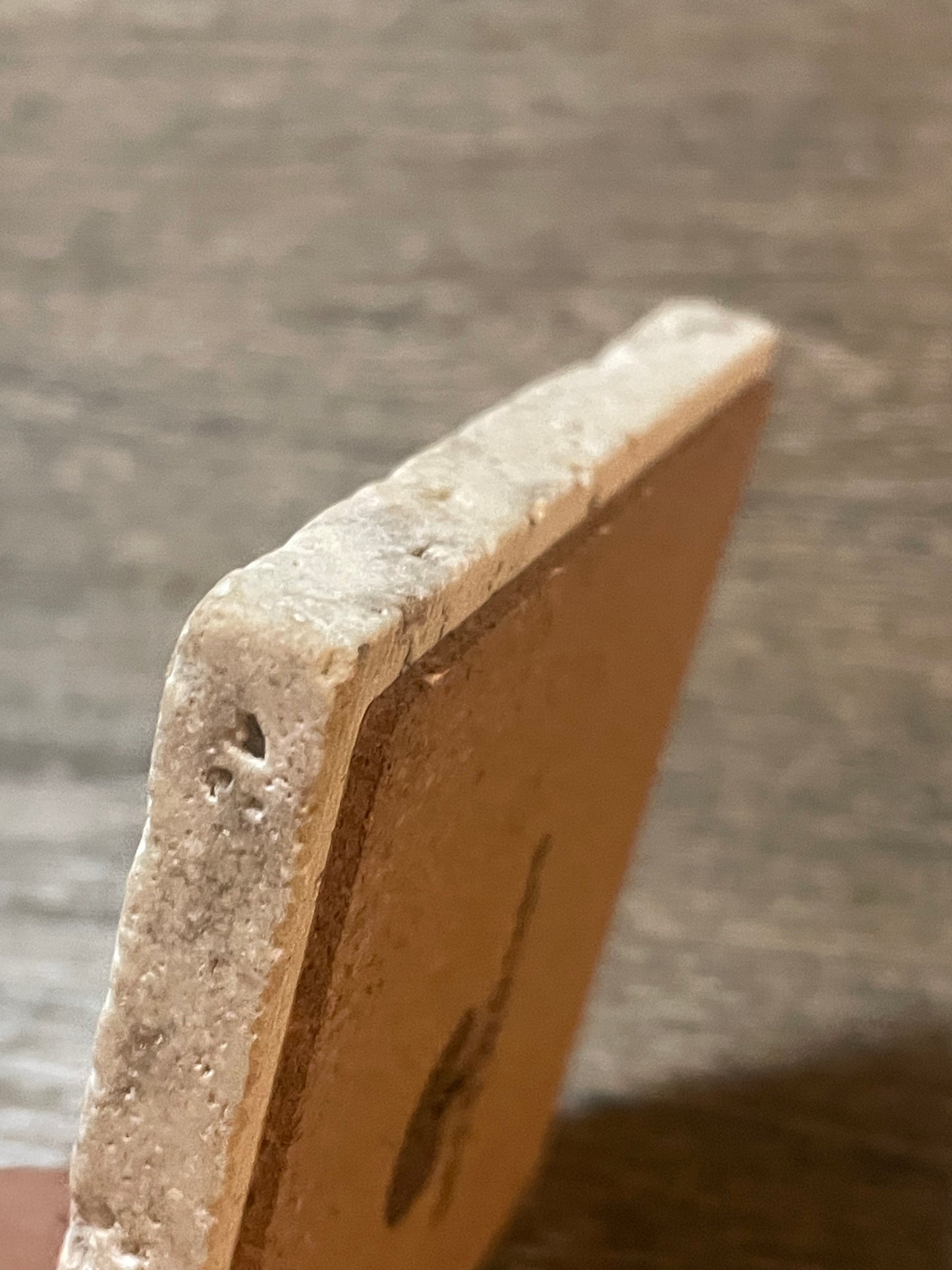 Travertine Texas Engraved Stone Coaster Set of 4